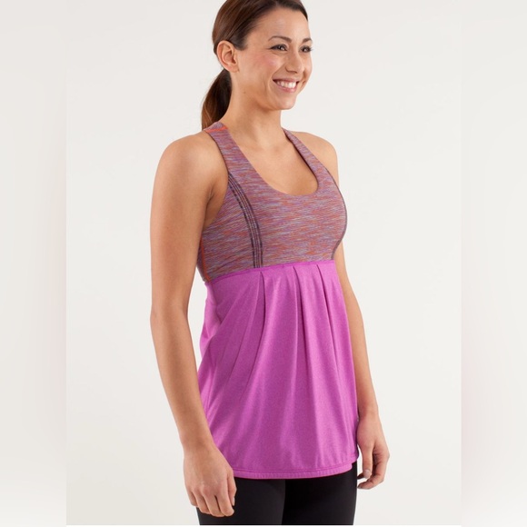 lululemon athletica Tops - Vintage 2012 purple Lululemon Power Dance Tank